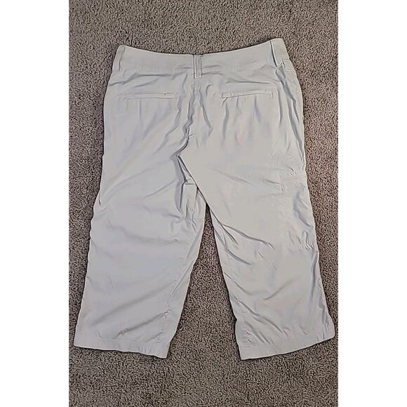Coolibar Capri Cargo Pants – Size 6, Beige – Nylon Blend, UPF 50+, GUC - Picture 2 of 13
